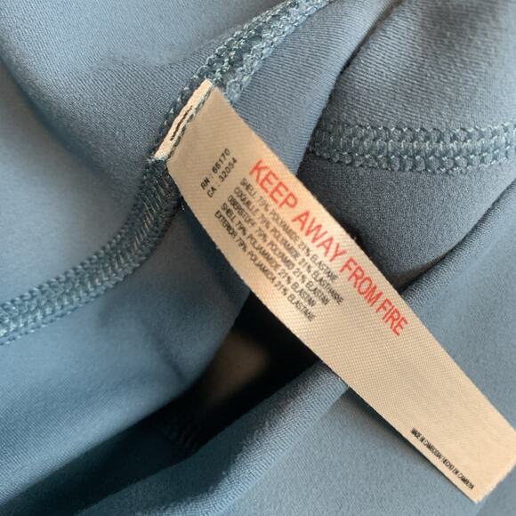 Free People Movement Pants Womens Large Never Better Leggings Teal Soft L - Picture 10 of 10